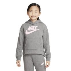 Hoodie NK Gris Rosa 36I253 GEH