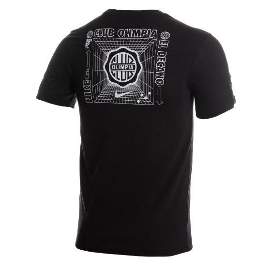 Remera Algodón NK Olimpia Negro 2026 HV2011 010 - Imagen 2