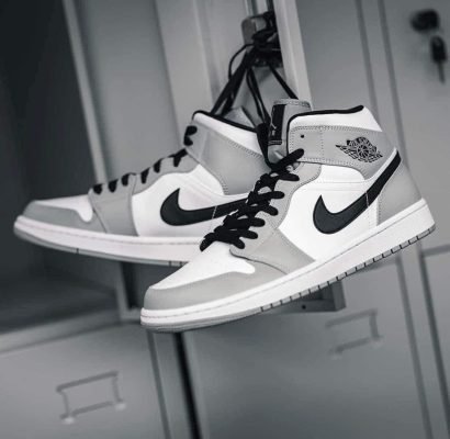 JD 1 Mid Negro Gris 554724 078