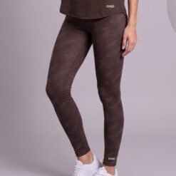 Calza RND Marrón Jacquard estampado 43708